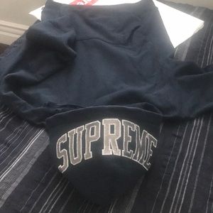 supreme sequin arc hoodie